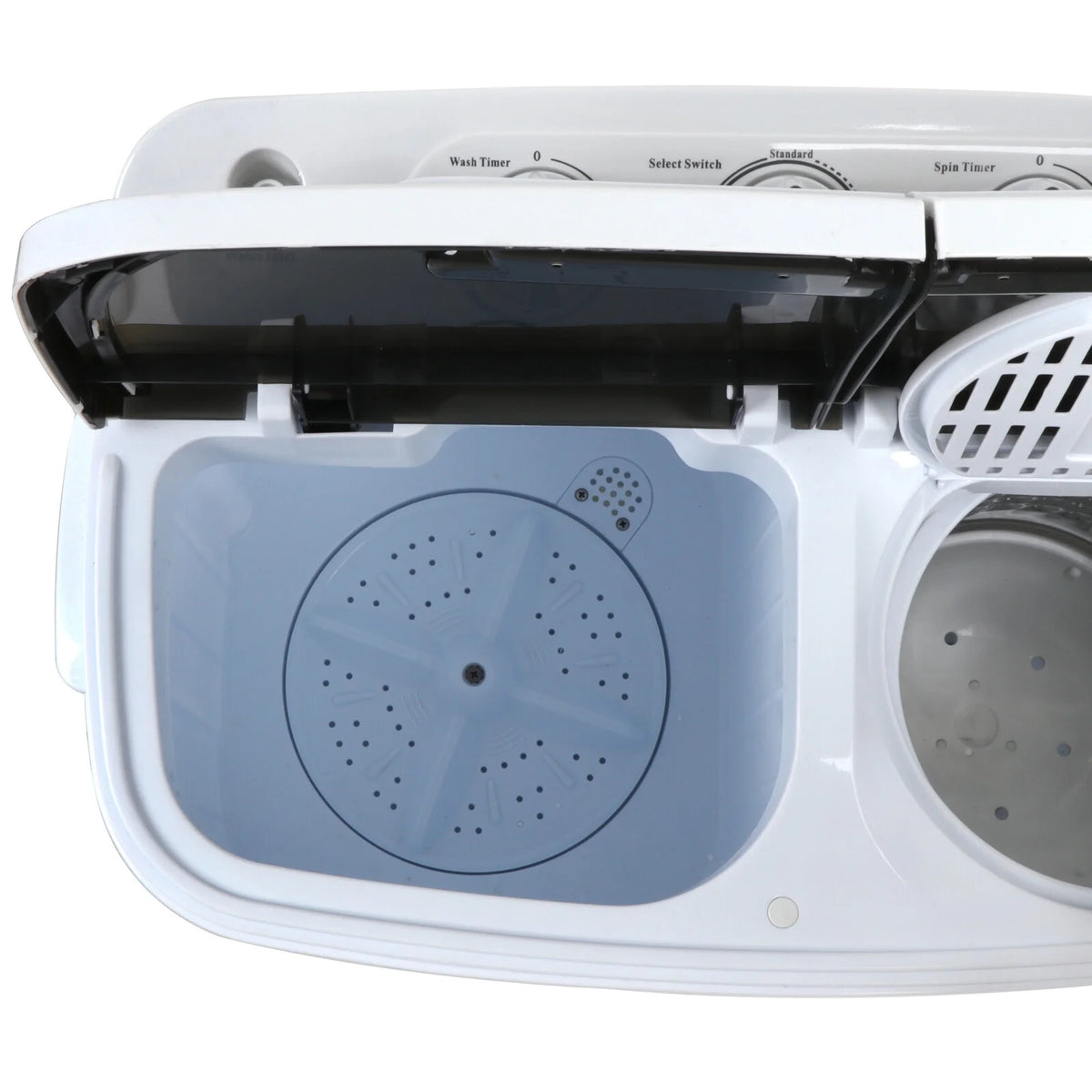 Veado Compact Portable Washer & Dryer Set - All - in - One Mini Washing Machine with Spin Dryer, Energy - Efficient, Space - Saving Design, Ideal for Apartments, Dorms, RVs, White Finish