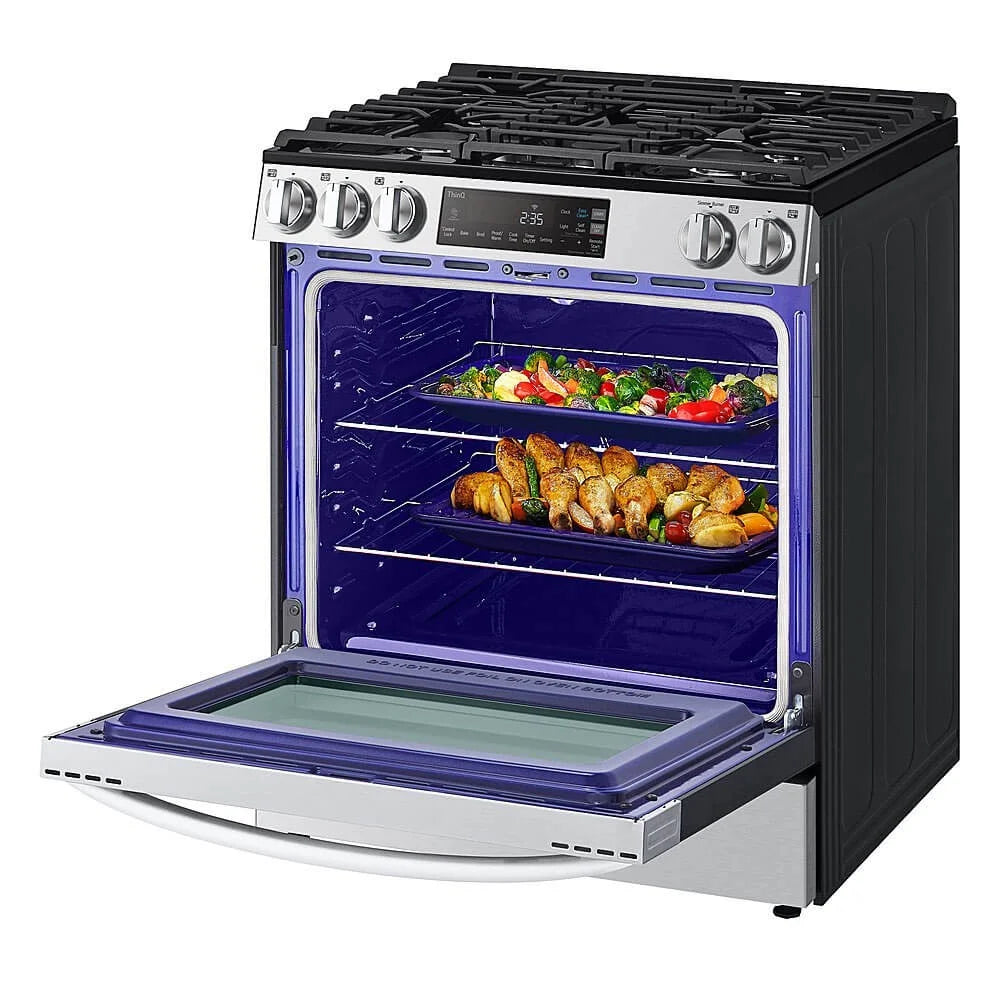 LG LSGL5831F 5.8 Cu. Ft. Stainless Smart Slide-In Gas Range