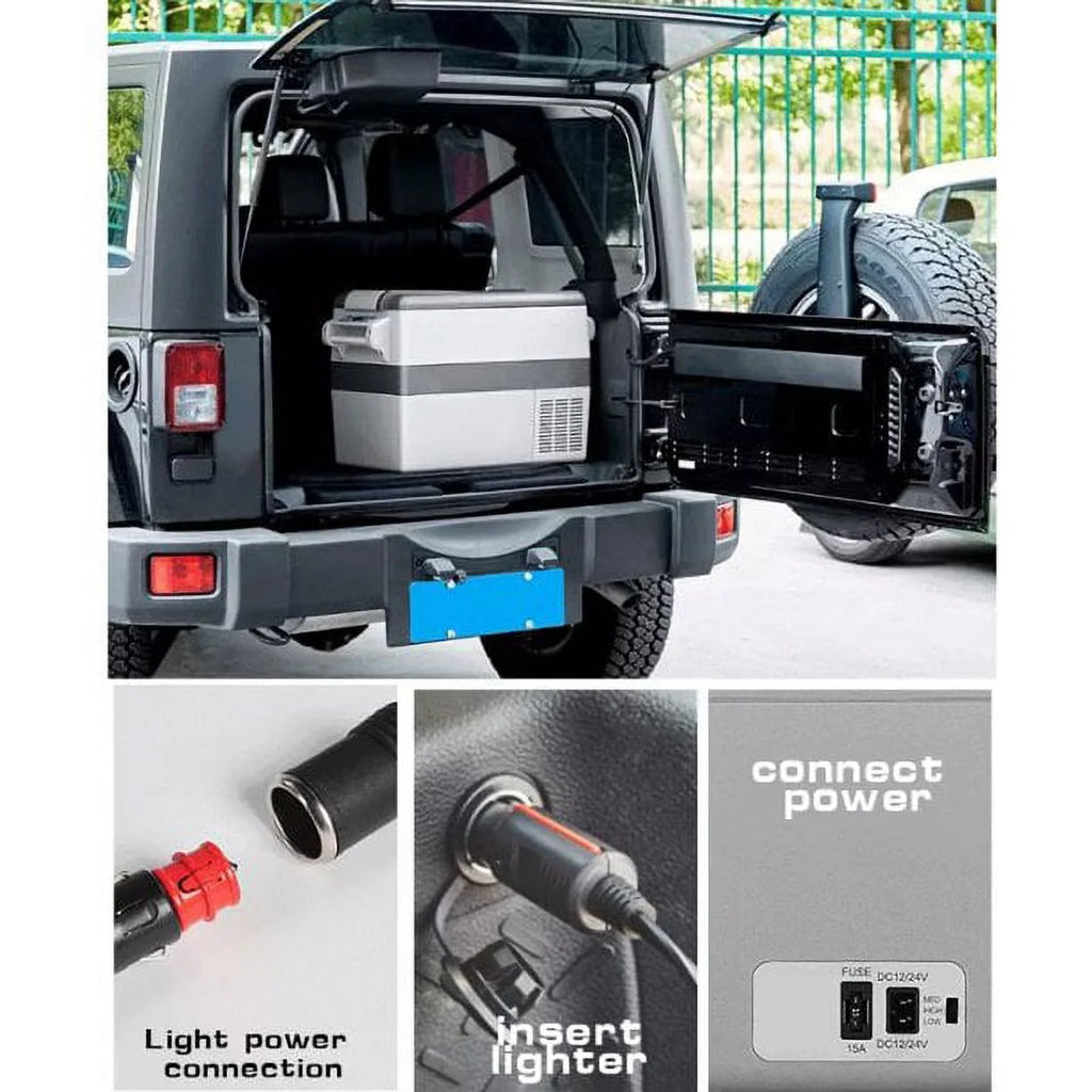 KAPAS Portable Compressor Refrigerator, 12/24v, 52L