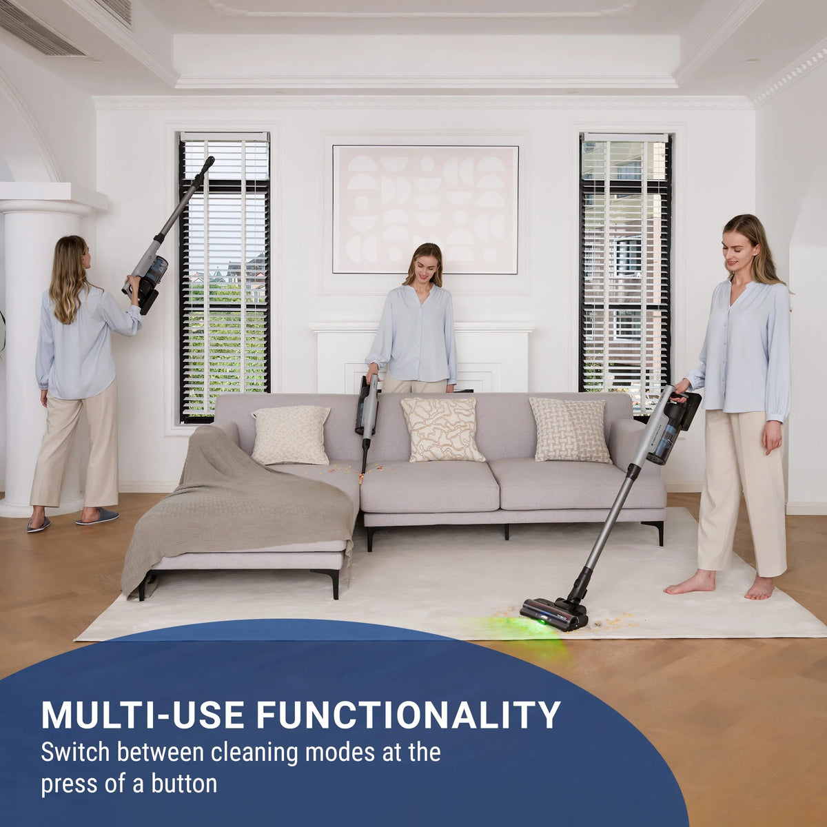 Tineco GO Pet Pro Cordless Stick Vacuum with ZeroTangle Brush Technology (GO503)