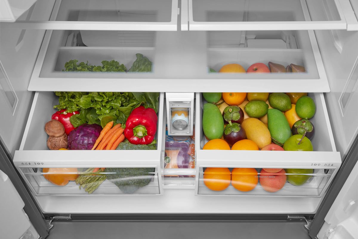 Kenmore 28.6 cu. ft. French Door Refrigerator with Dual Evaporator Cooling, Fingerprint-Resistant Stainless Steel, Adjustable Shelving and Ice/Water Dispenser