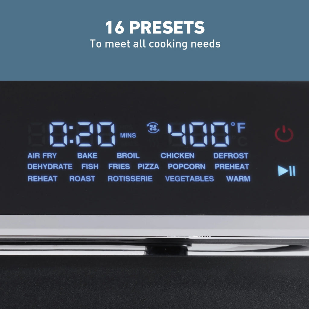 West Bend 15 Qt. Air Fryer Oven with 16 Presets, in Black (AFWB15BK13)