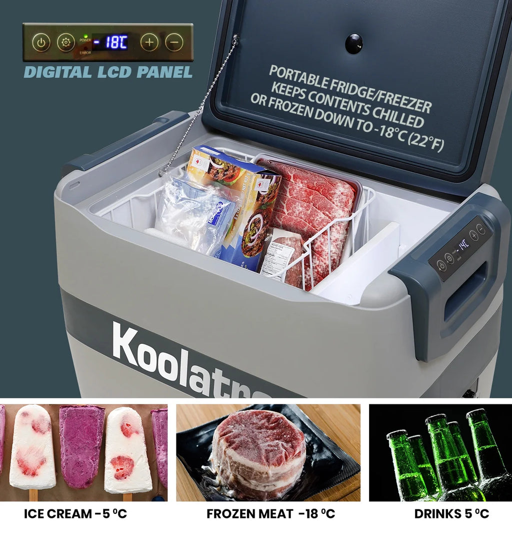 Koolatron 12V Portable Freezer/Refrigerator w/ Bluetooth 42 qt (40L)