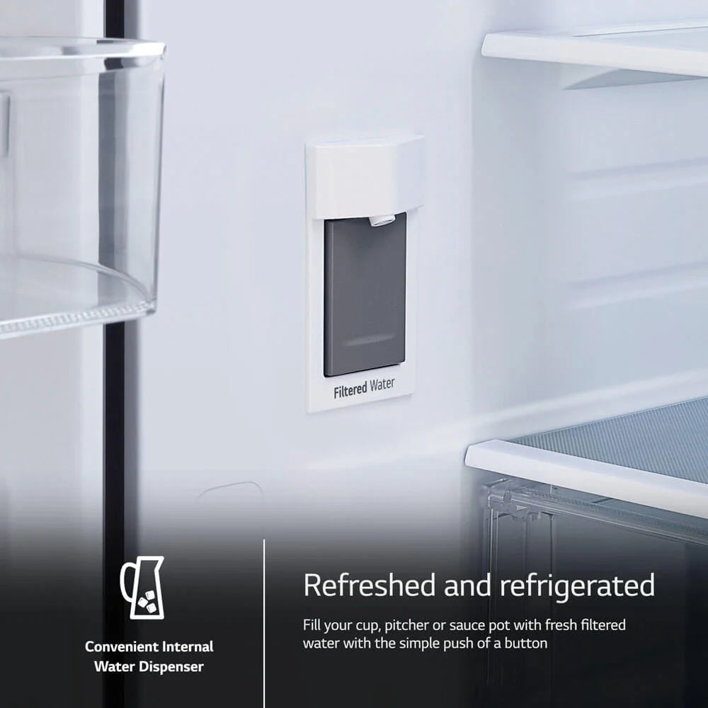 LG LRFLC2716S 27 Cu. Ft. Stainless Counter-Depth 3-Door French Door Smart Refrigerator