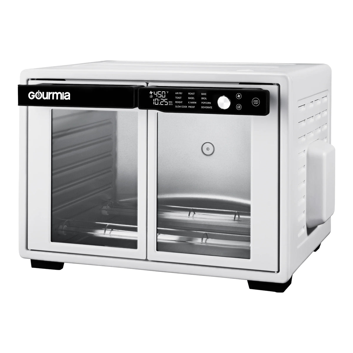 Gourmia 1700W 9-Slice Digital Toaster Oven Air Fryer, 12 Cooking Preset, 35L, Stainless Steel
