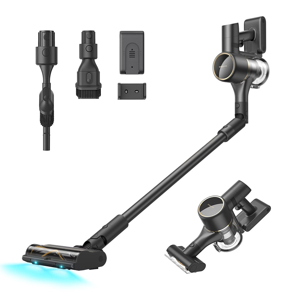 dreame U10 Cordless Stick Vacuum 100AW Suction Power 40-Minute Runtime LED Light