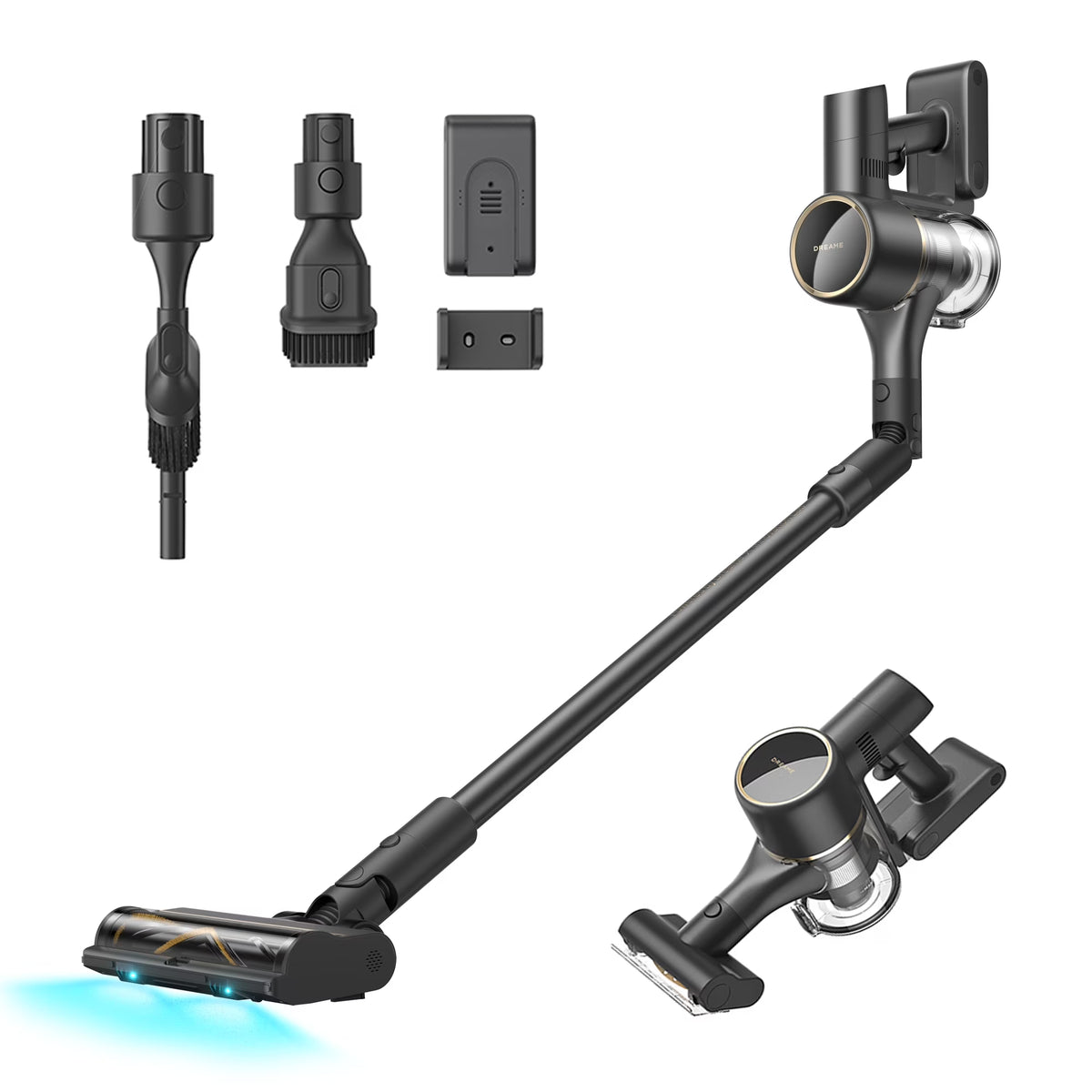 dreame U10 Cordless Stick Vacuum 100AW Suction Power 40-Minute Runtime LED Light