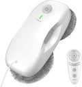 Tosima W2 Window Cleaner Robot, Automatic Cleaning with Intelligent Path Planning, 3800Pa Suction Power, Edge Detection Technology, Remote Control, White