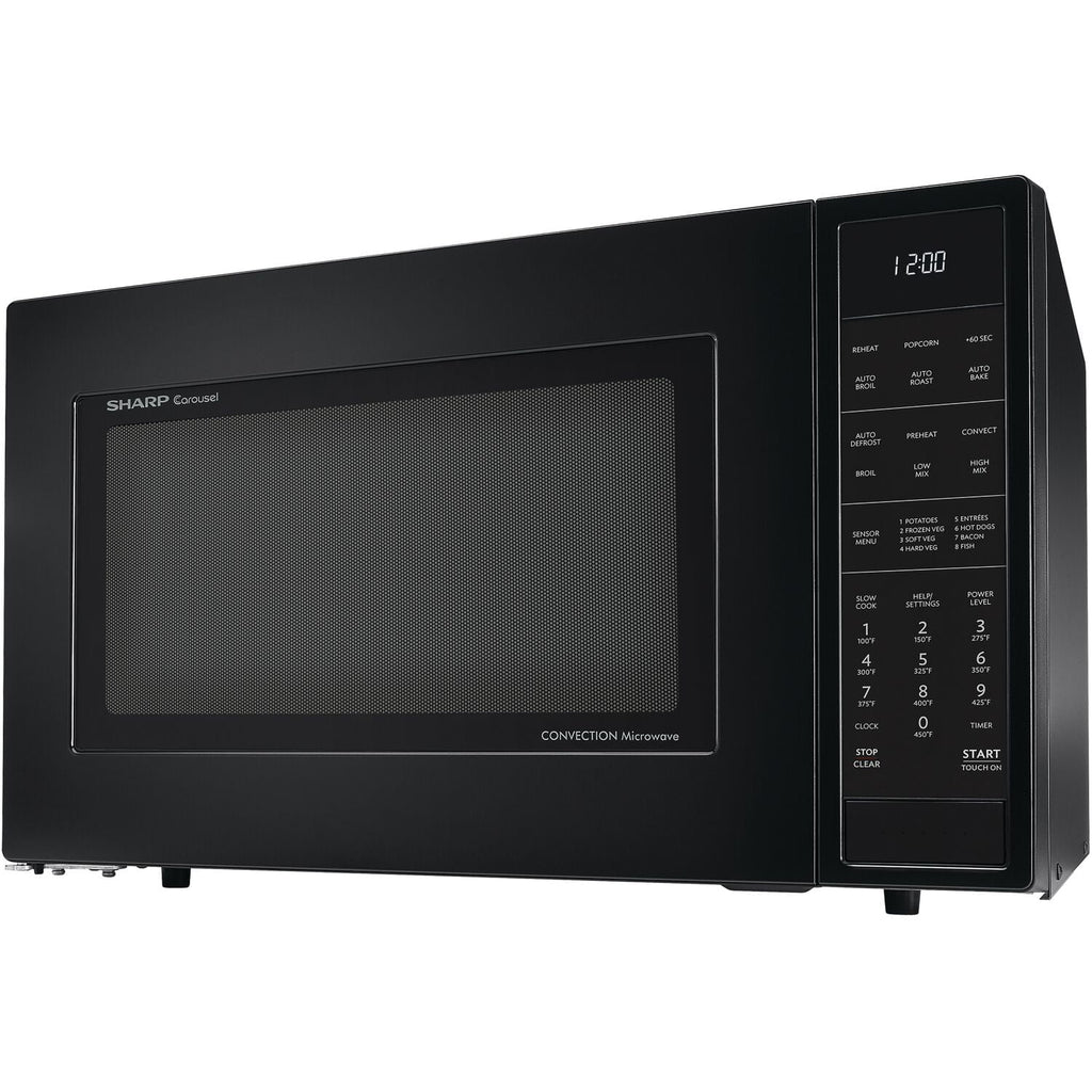 Sharp 1.5 Cu. Ft. 900W Convection Microwave Oven, Stainless Steel