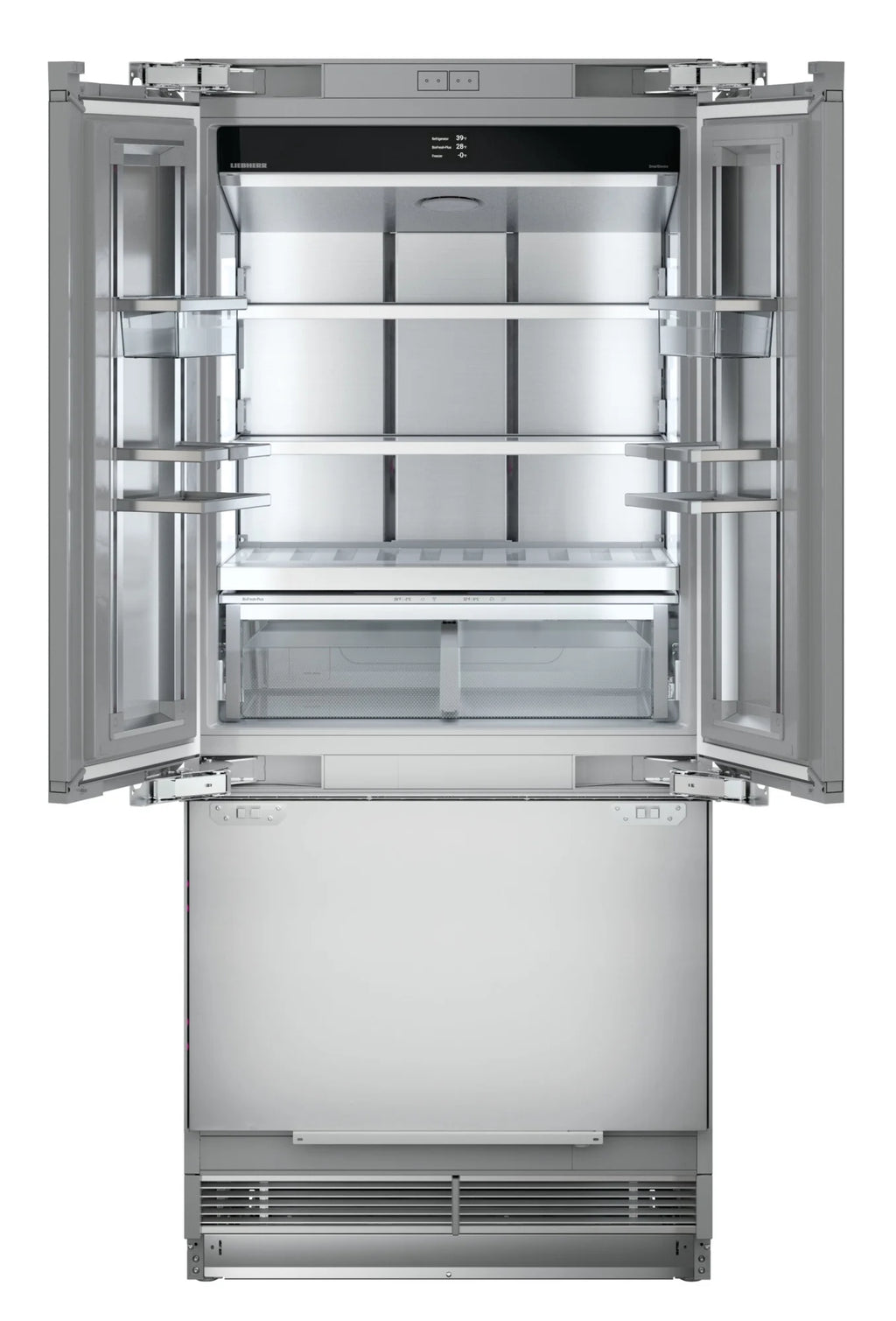 Liebherr Mcb-3652 Monolith 36" Wide 18 Cu. Ft. Energy Star Rated French Door Refrigerator