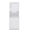 GE Unitized Spacemaker(R) ENERGY STAR(R) 3.9 cu. ft. Capacity Washer with Stainless Steel Basket and 5.9 Electric Dryer - GUD27EESNWW