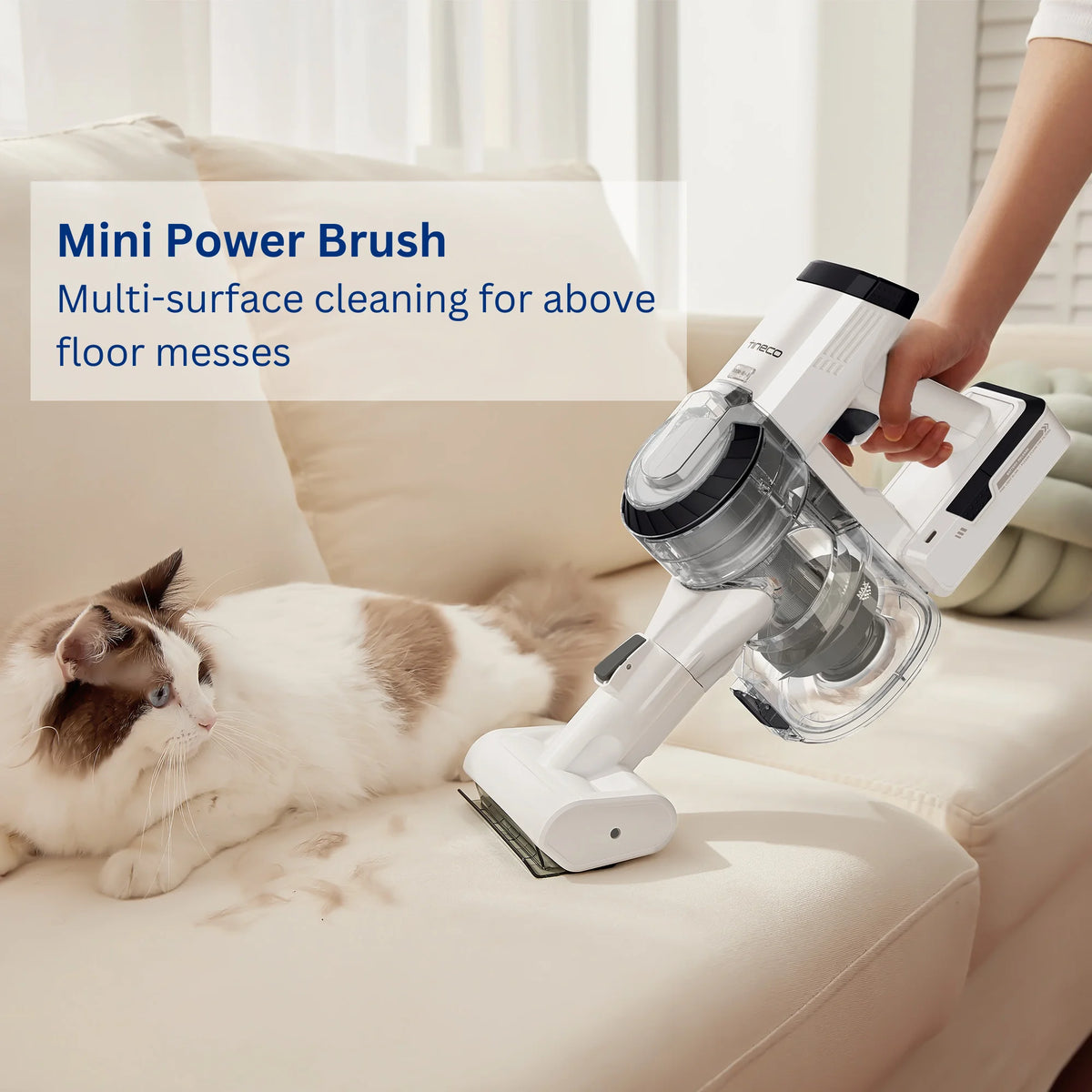 Tineco Powerhero 11s Cordless Stick Vacuum Cleaner, Lightweight, Blue