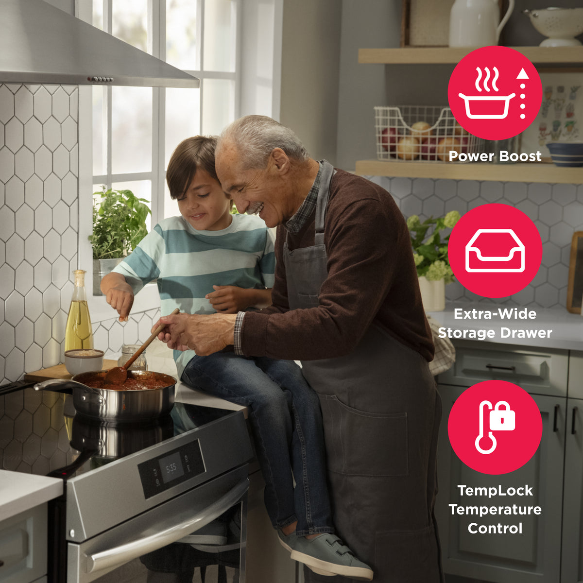 Frigidaire Gallery 30" Induction Range, 15+ Ways To Cook, Stainless Steel