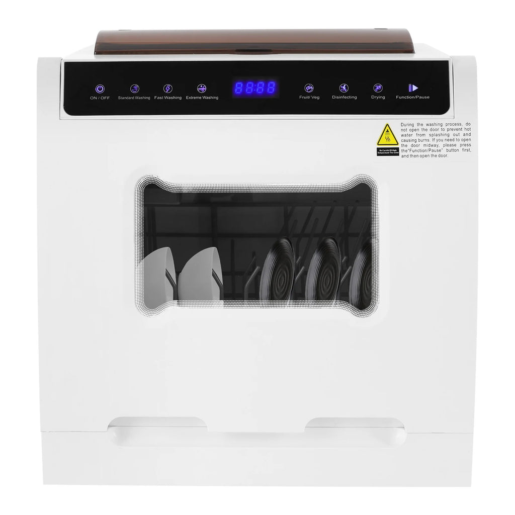 User-Friendly Dishwasher, Touchscreen Control with Visual Window, Top-Load Design with Sunken Handle, Easy for Elderly Users