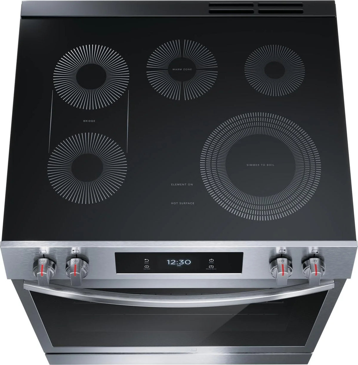 Frigidaire Gallery GCFE3060BF 30" Front Control Electric Range with Total Convection, Stainless Steel