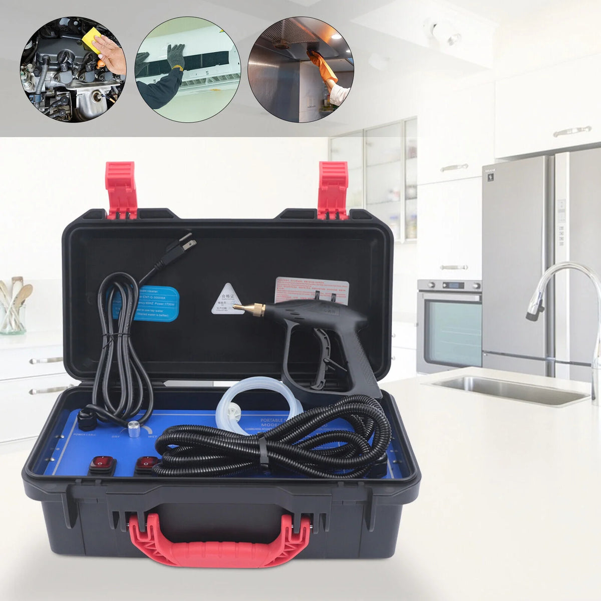 High Temp & Pressure Steam Commercial Cleaner Machine Mobile Cleaner Household