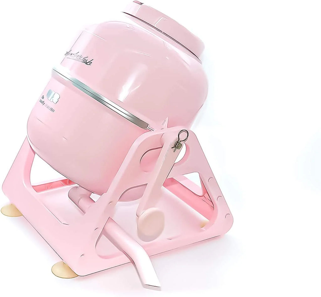 WonderWash Portable Washing Machine for Apartment & Tiny Spaces - Manual Hand Clothes Washer with Retro Design - Clean Laundry Anywhere with Our Countertop, Non-Electric, Small Washer - Pink