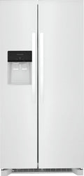 Frigidaire FRSS2323AW 22 Cu. Ft. 33" Standard-Depth Side-by-Side Refrigerator, White
