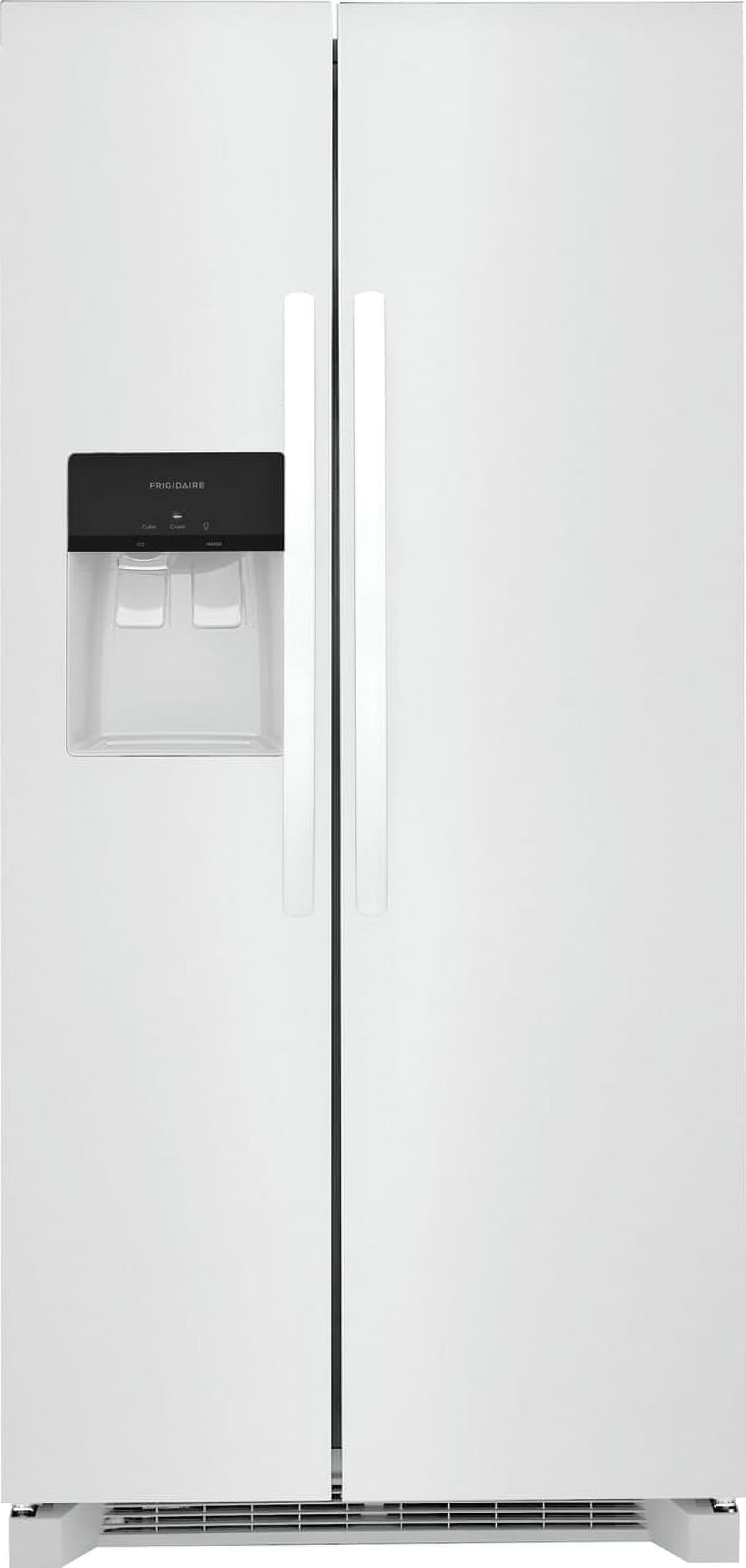 Frigidaire FRSS2323AW 22 Cu. Ft. 33" Standard-Depth Side-by-Side Refrigerator, White