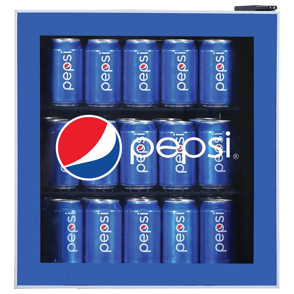 Pepsi MIS165PEP Compact Refrigerator, Blue 70 Can Capacity