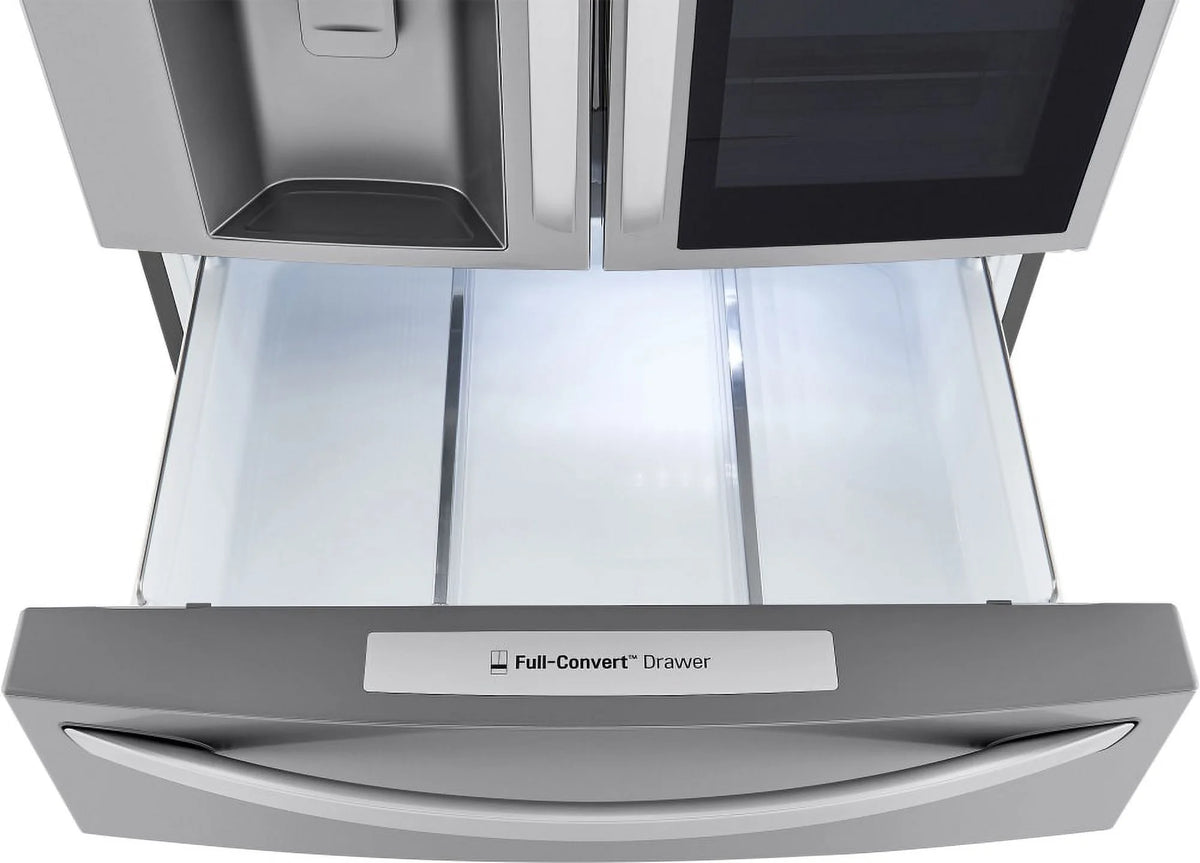 Lg Lrmvs3006 36" Wide 29.5 Cu. Ft. Energy Star Rated French Door Refrigerator - PrintProof