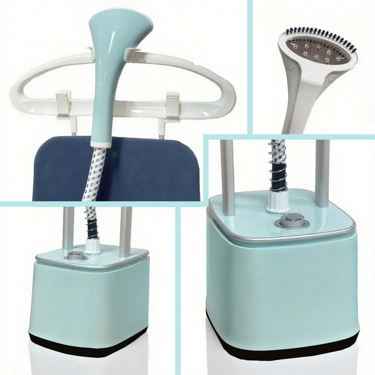 Advwin 2000W Standing Garment Steamer with 10 Steam Levels, 2.7L Tank for 90 Min Steam, Dual Rod Adjustable Height, Vertical & Flat Ironing with Accessories (Green)