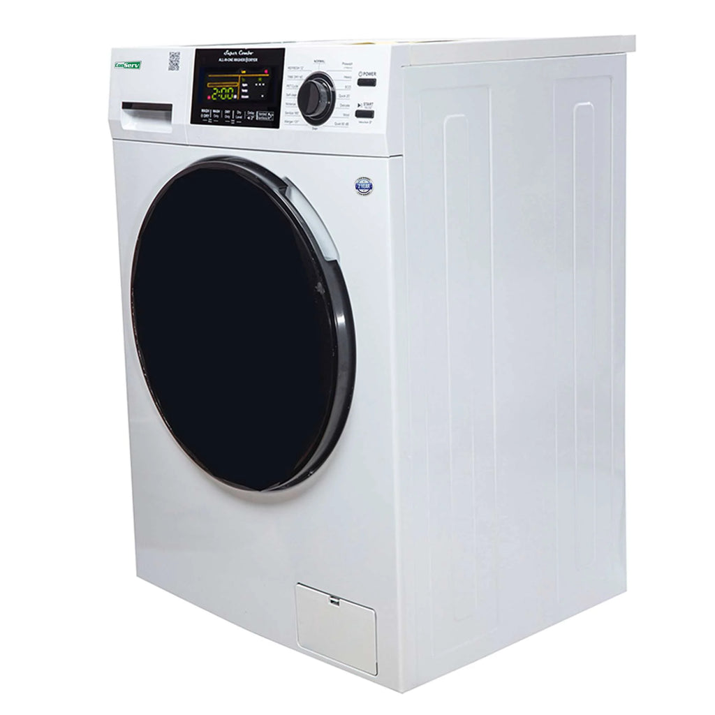 Conserv 15 lbs Compact Combo Sani Washer Vented/Ventless Dryer with Pet Cycle in White
