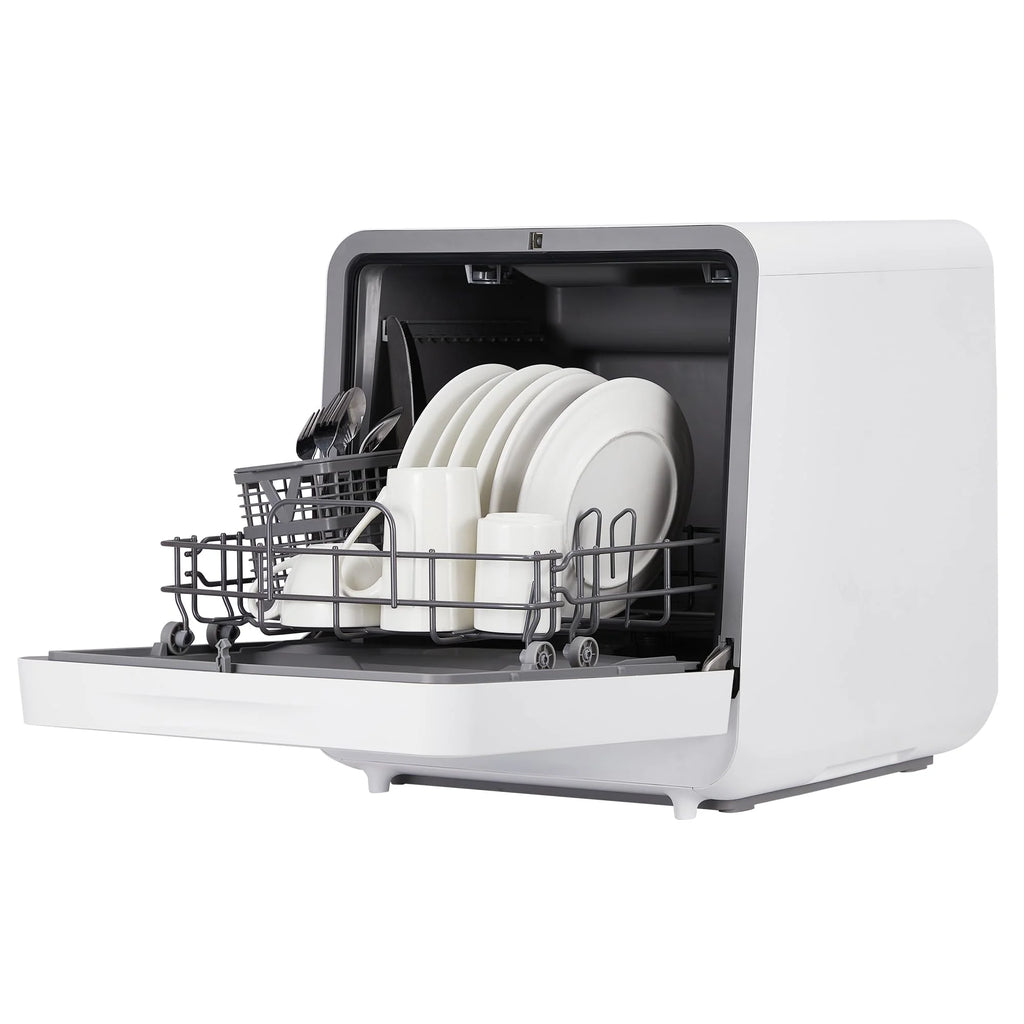 Riedhoff Portable Countertop Dishwasher with Large Display Dual Water Inlet Modes,72�� Hot Air Drying