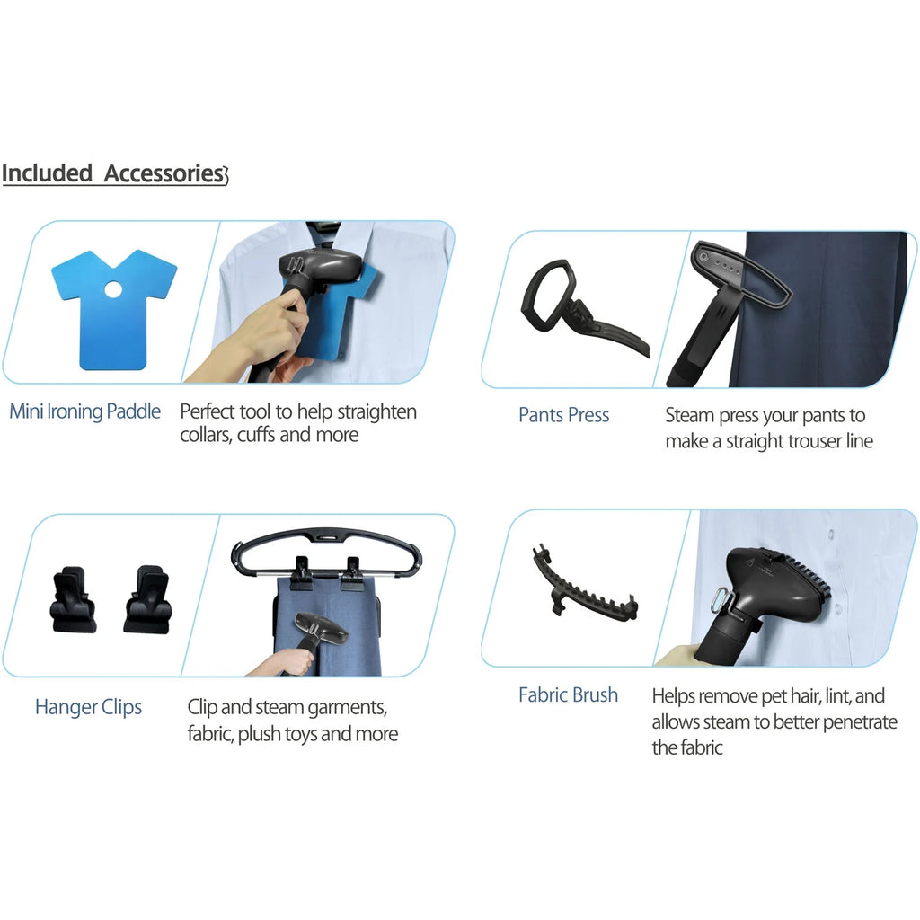 SALAV? Professional Series Garment Steamer with Stainless Steel Plated Nozzle in Gold