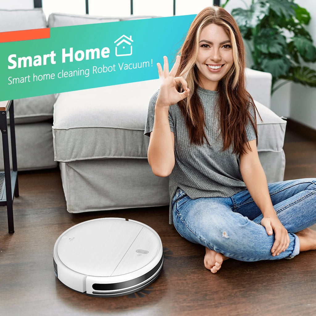 ONSON Robot Vacuum Cleaner, 2 in 1 Mop Combo for Pet Hair, Hard Floor