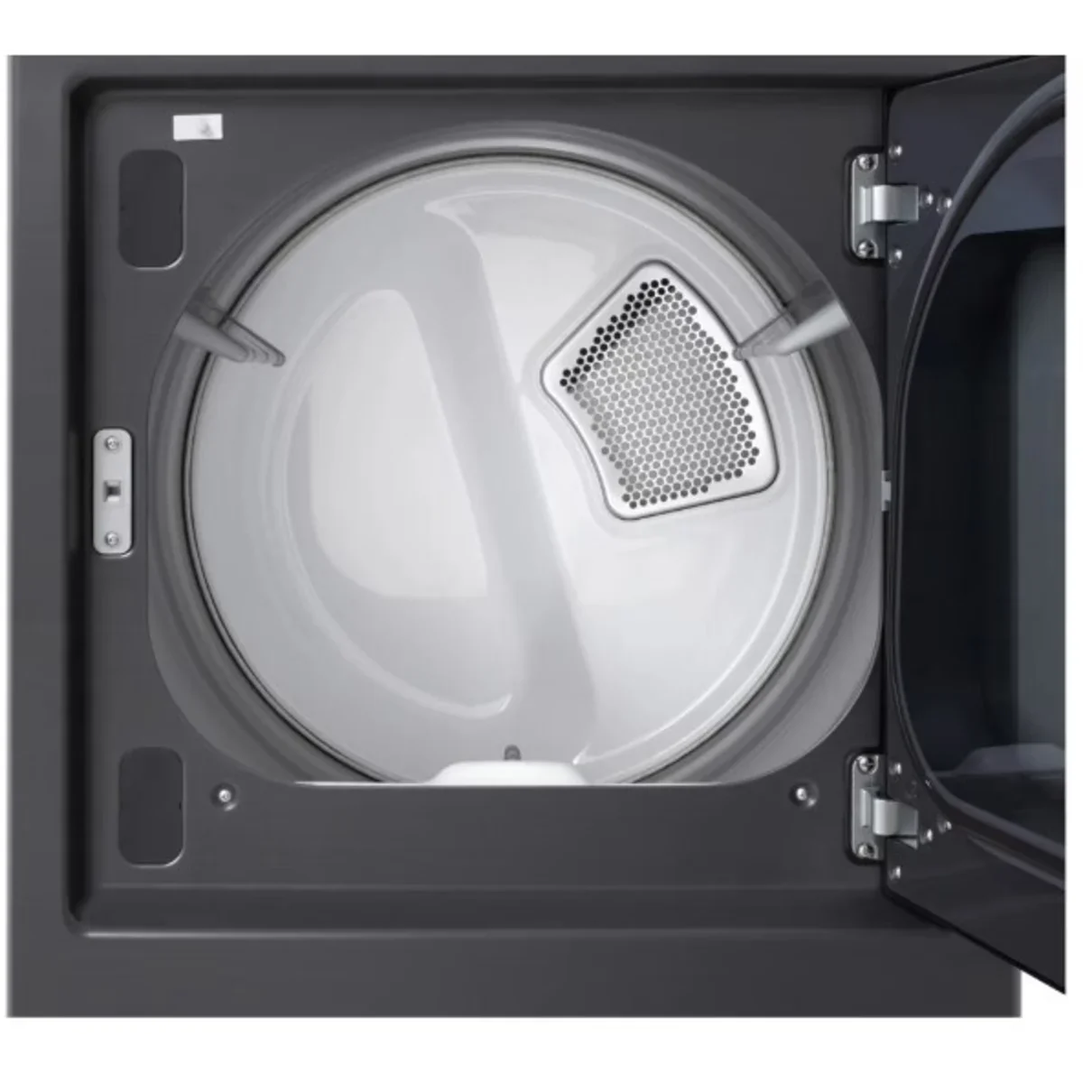 LG 27 Inch Rear Control Gas Dryer with 7.3 cu ft. Ultra Capacity, AI Sensor Dry, Quiet Operation in Black DLG8201L