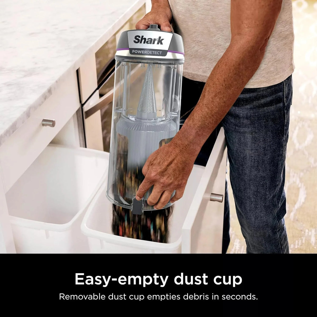 Restored Shark AZ3901 POWERDETECT Upright Vacuum Cleaner with DuoClean Technology, Odor Neutralizer Technology, Powered Lift-Away, Self Cleaning Brushroll (Refurbished)