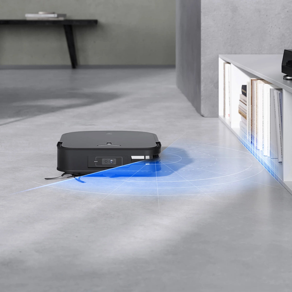 ECOVACS DEEBOT X2 OMNI Robot Vacuum and Spinning Mop with Automatic Mop Lifting and Cleaning Station, Self-Emptying, Smart Mapping, Wi-Fi Connected, LIDAR Navigation, Mop Combo, Pet Hair