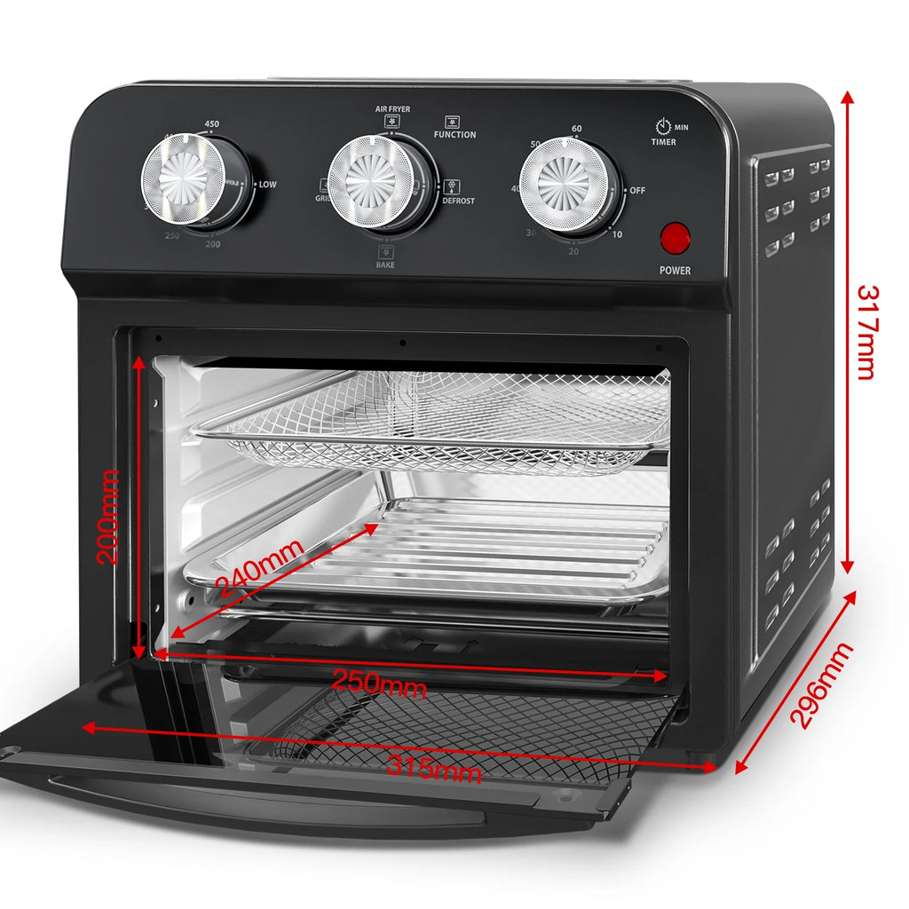Segmart Air Fryers Oven, 5.3Qt Air Fryer with Viewing Window, 7 Presets, Digital Touchscreen, Dishwasher-Safe Basket, 1350W, Cream White