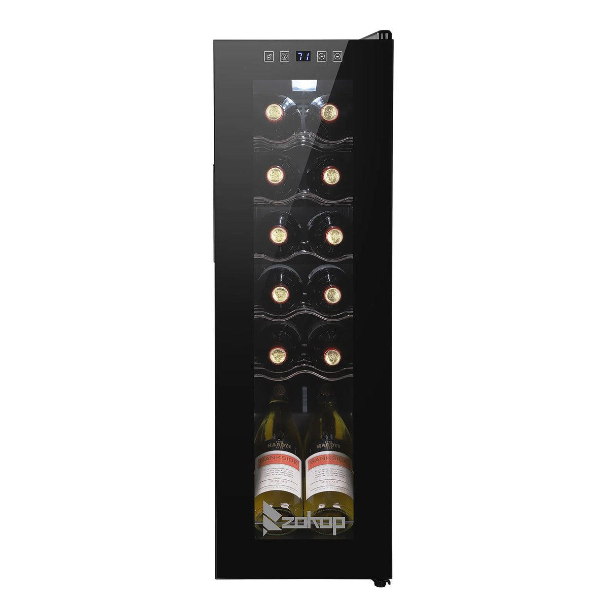 Ktaxon 18 Bottle Compressor Wine Cooler Freestanding Wine Fridge, Fast Cooling, Low Noise
