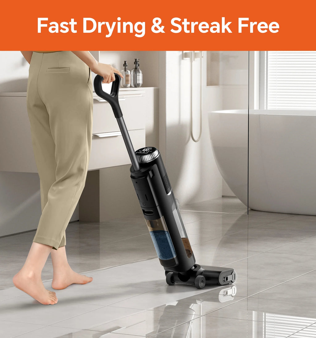 IMAGIC M3 Cordless Vacuum Mop with Self-Cleaning & Hot Air Drying for Hard Floors, Edge Cleaning, 5-in-1 Lightweight