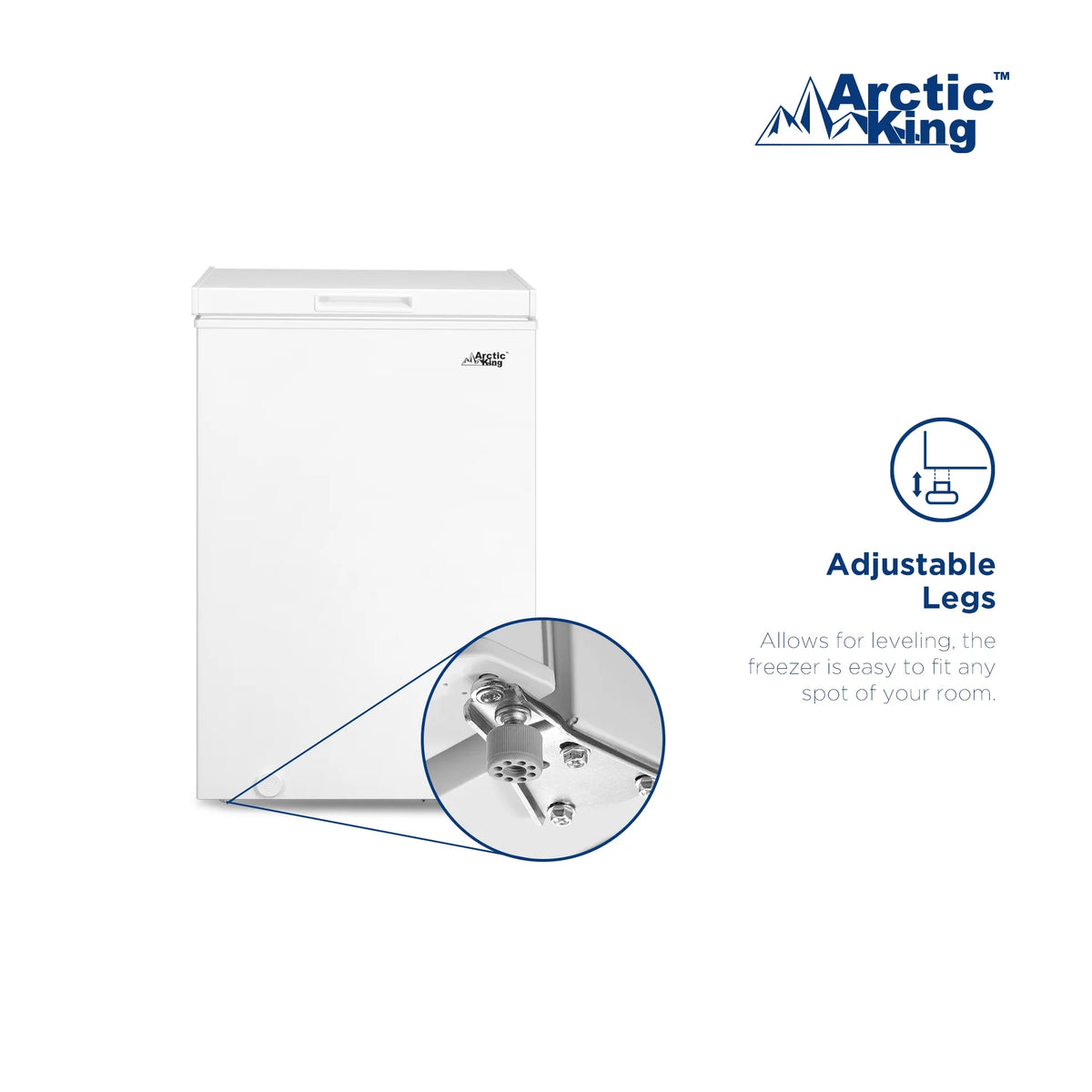 Arctic King 3.5 Cu.ft Chest Freezer, White