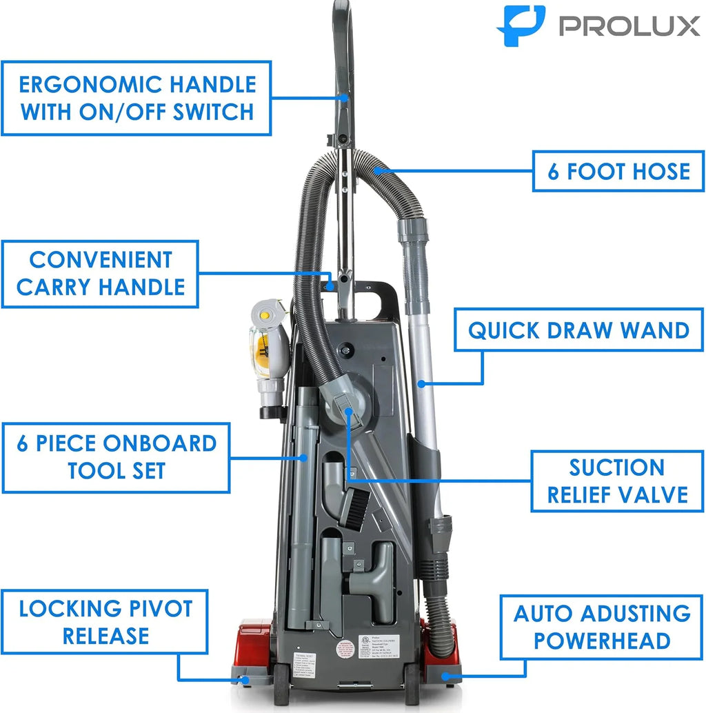Prolux 7000 Upright HEPA Vacuum with on Board Tools