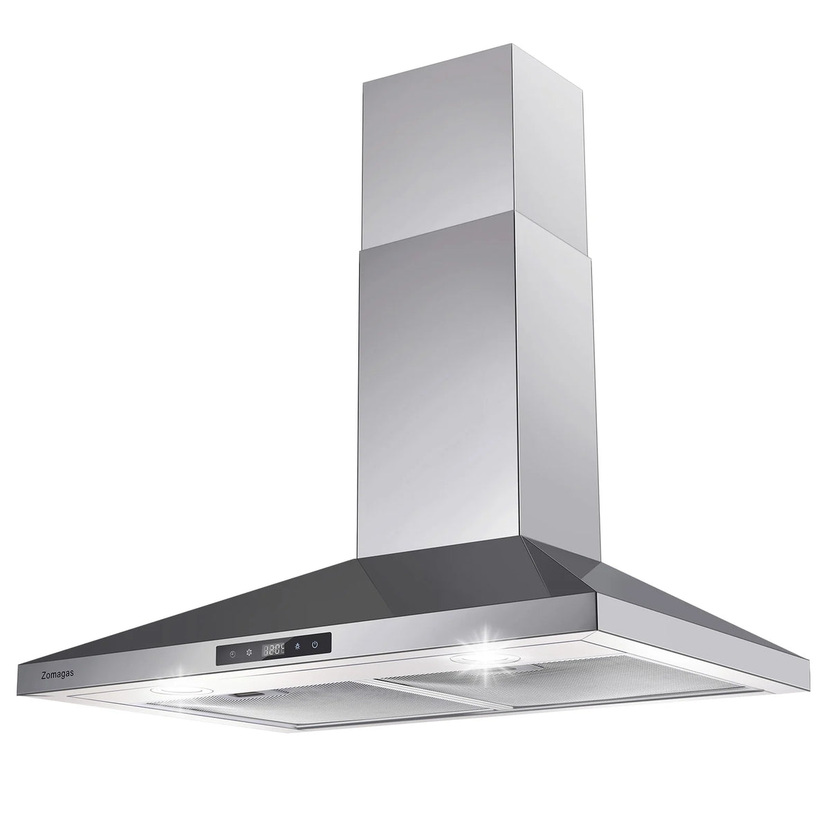 Wall Mount Range Hood 30 inch Stainless Steel Stove Hood Ducted Ductless Vent Hood Touch Control