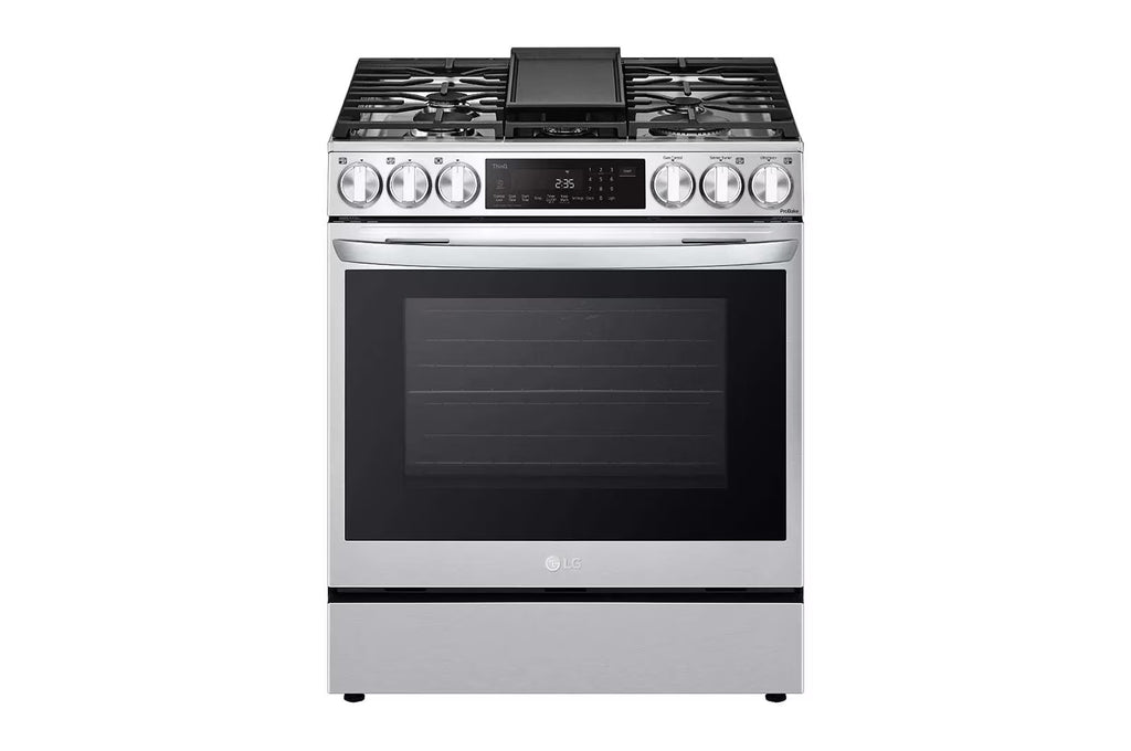 LG LSDL6336F 6.3 Cu Ft. Stainless Steel Slide-In Smart Dual Fuel Range