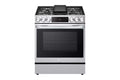 LG LSDL6336F 6.3 Cu Ft. Stainless Steel Slide-In Smart Dual Fuel Range