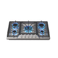 CASAINC 30" Recessed Natural Gas Cooktop with 5 Burners and Liquid Propane Conversion Kit, Stainless Steel