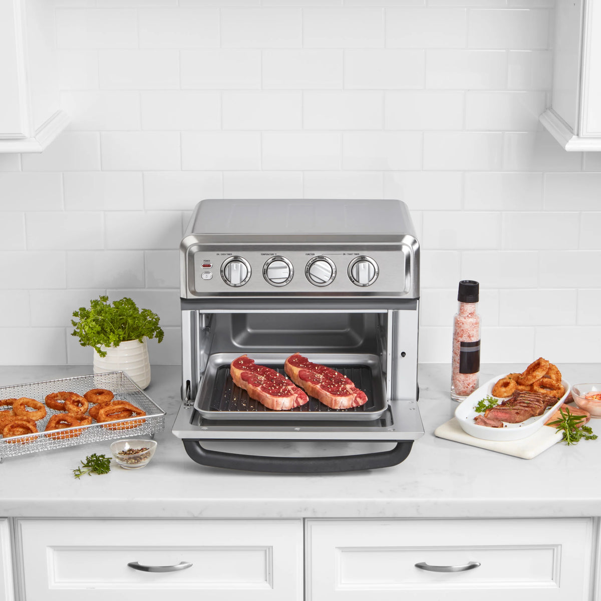 Cuisinart Air Fryer Toaster Oven with Grill, Stainless Steel