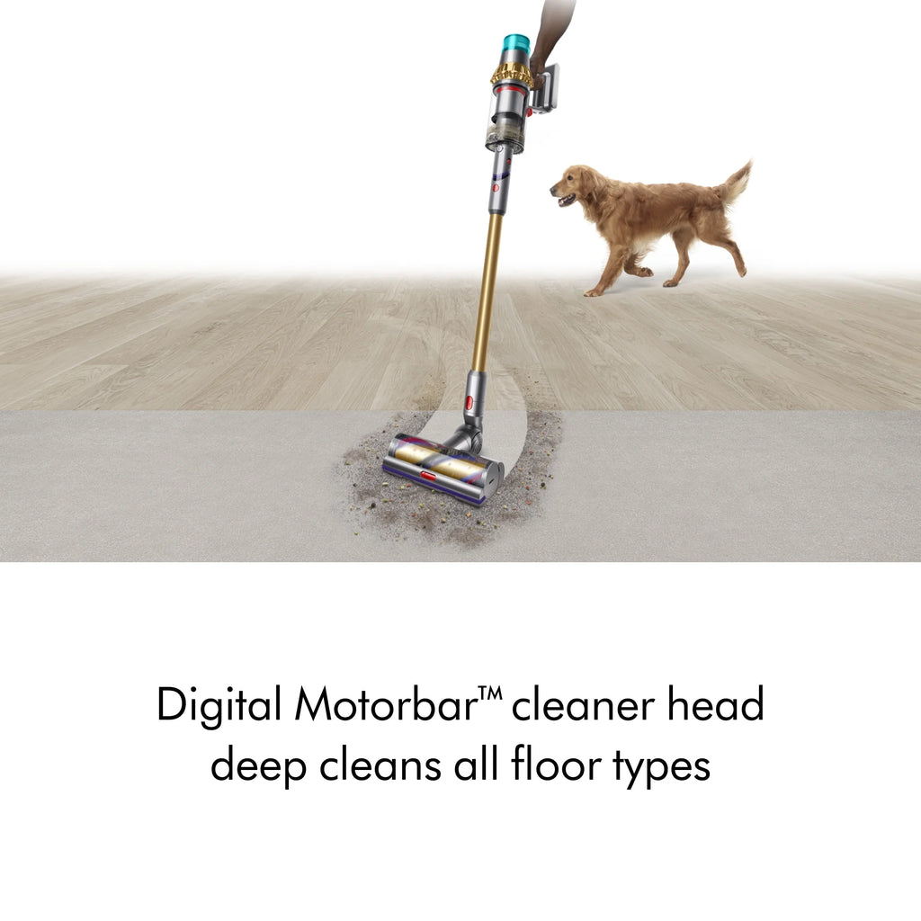 Restored Premium Dyson V15 Detect Absolute Cordless Vacuum | Gold (Refurbished)