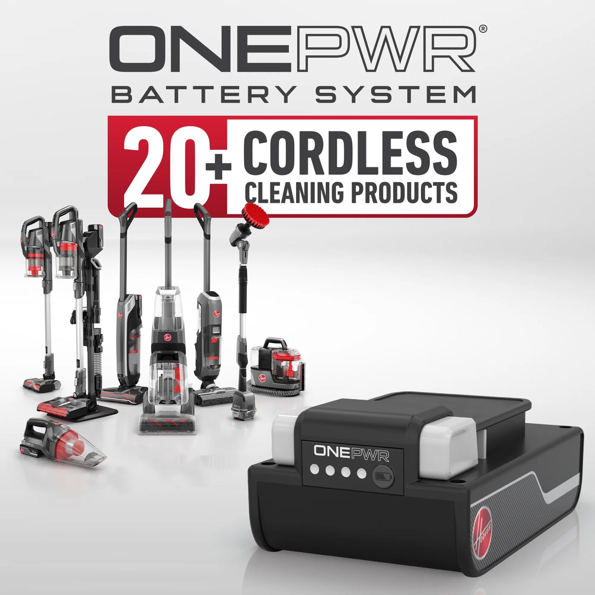 Hoover ONEPWR Emerge Essentials, Cordless Stick Vacuum Cleaner, Carpet, Hard Floor, Upholstery, Pet Hair, Removable Hand Vacuum, 45 Min. Run Time, for Home Use, BH53610V