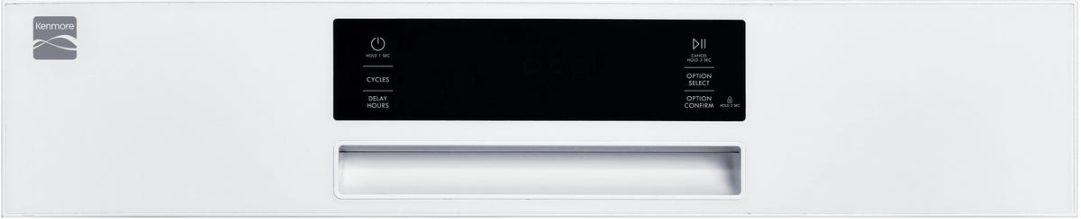 Kenmore 02214592 Built-in 24" Stainless Steel Tub Dishwasher, SmartWash, White, 34"H x 24"W x 25"D