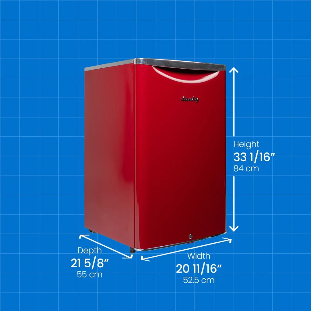 Danby 4.4 cu. ft. Retro Compact Fridge in Iridium Silver (DAR044A6DDB)