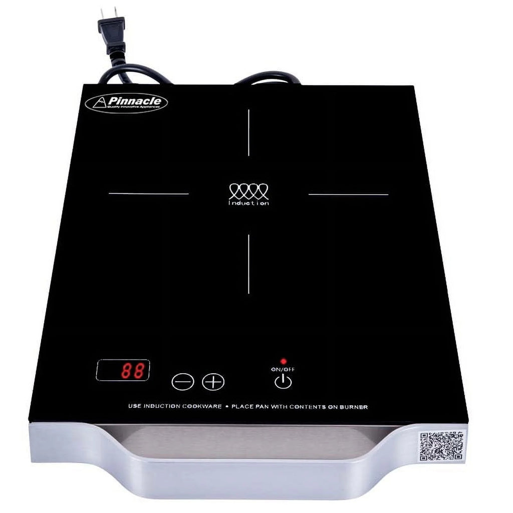 Equator 11inch Portable Single-Burner Induction Cooktop - with Handle in Black