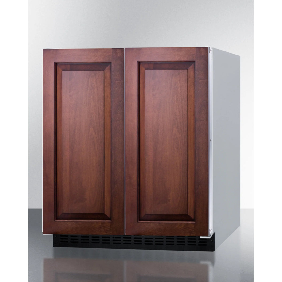 30 Inches wide undercounter frost-free side-by-side refrigerator-freezer with panel-ready doors