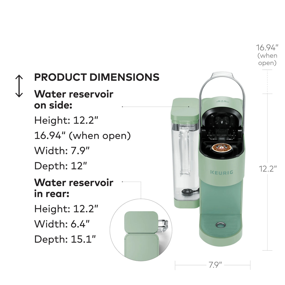 Keurig K-Supreme Black Single-Serve K-Cup Pod Coffee Maker